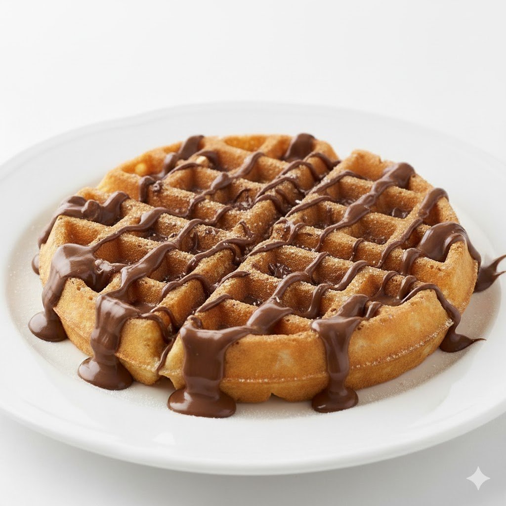 صورة وافل نوتيلا